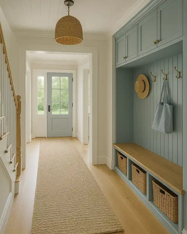 Beach house entryway