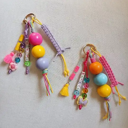 Beaded Backpack Charm