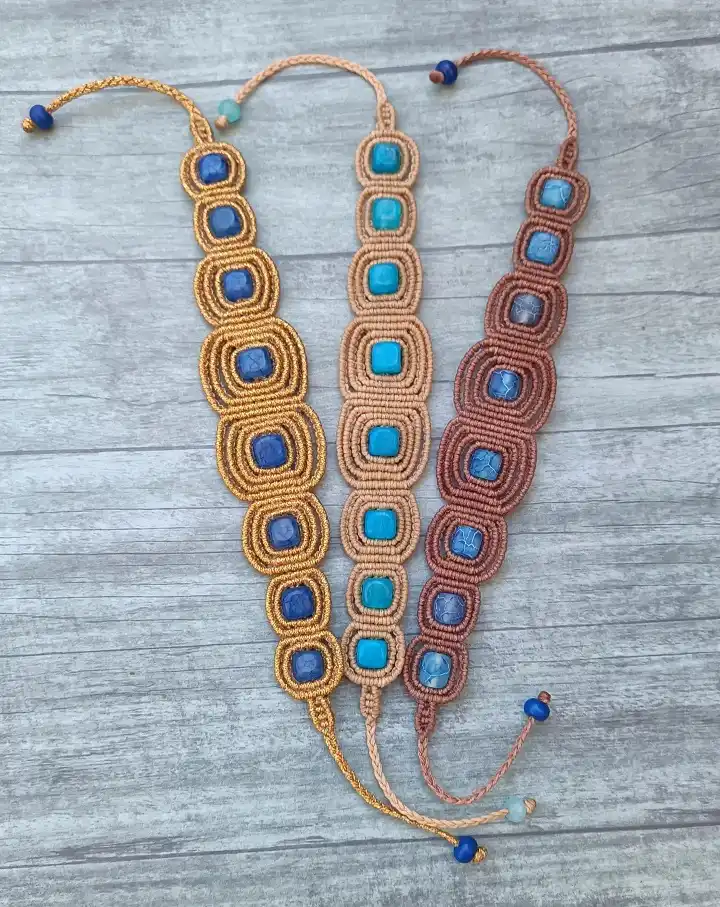 16 Macrame Bracelet Patterns for Beginners 15 Boho Macrame Bracelet