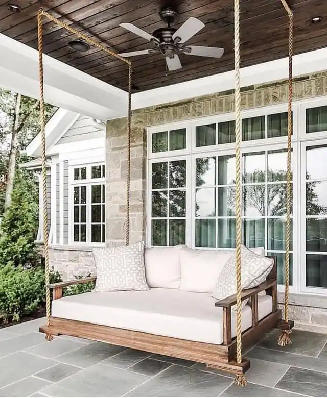 Boho porch swing ideas