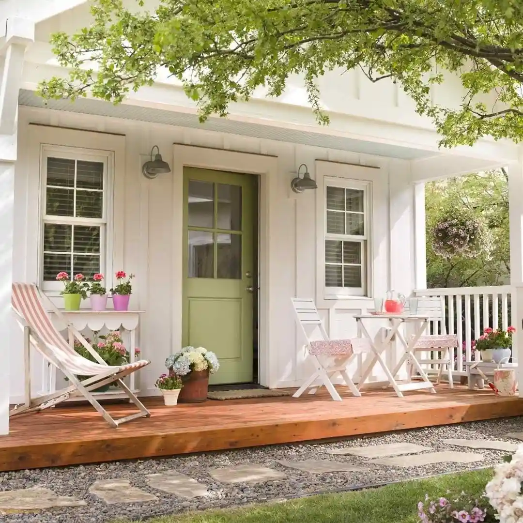 Coastal home porch