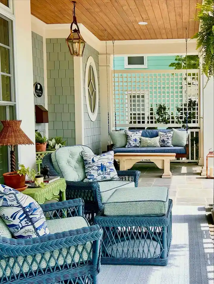 Coastal porch furniture