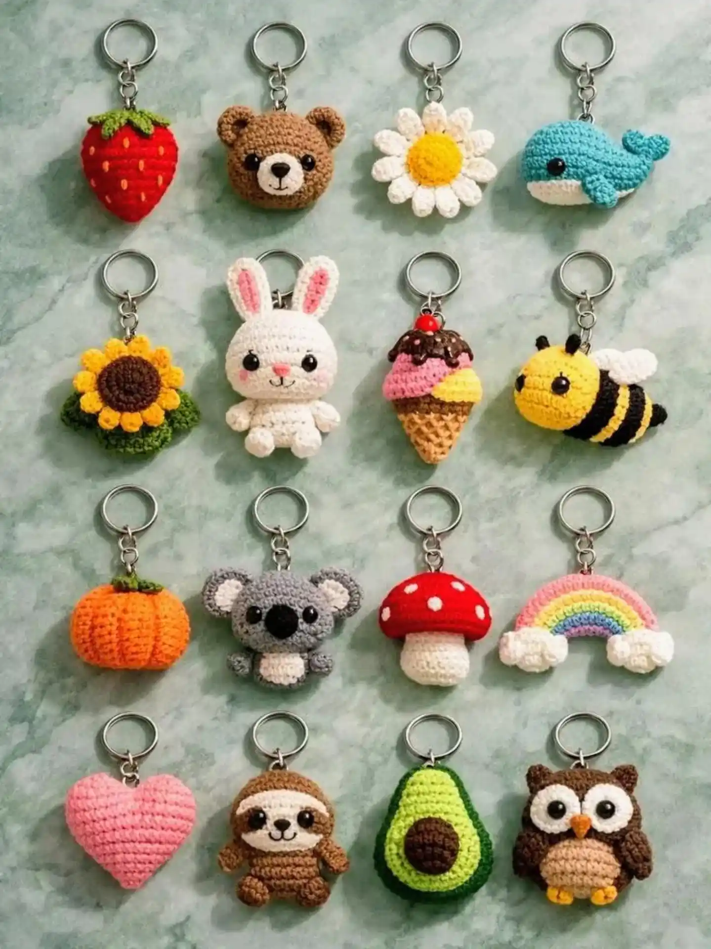 Crochet Backpack Charm