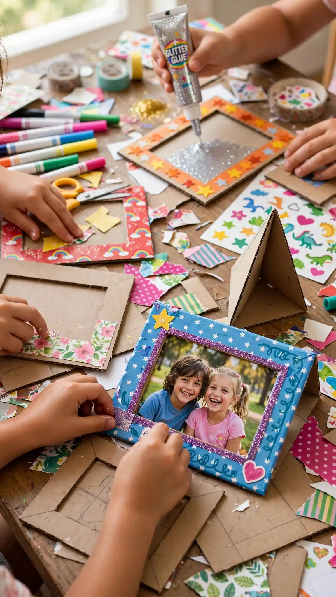 18 Friend Craft Ideas For Kids That Are Fun to Make and Even Better to Give 11 DIY Paper Picture Frame