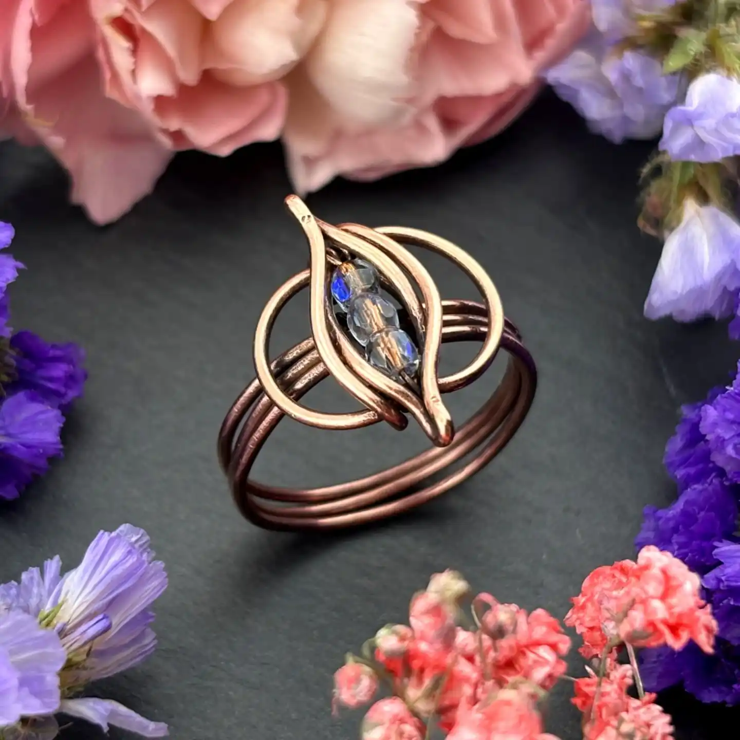 DIY copper wire ring