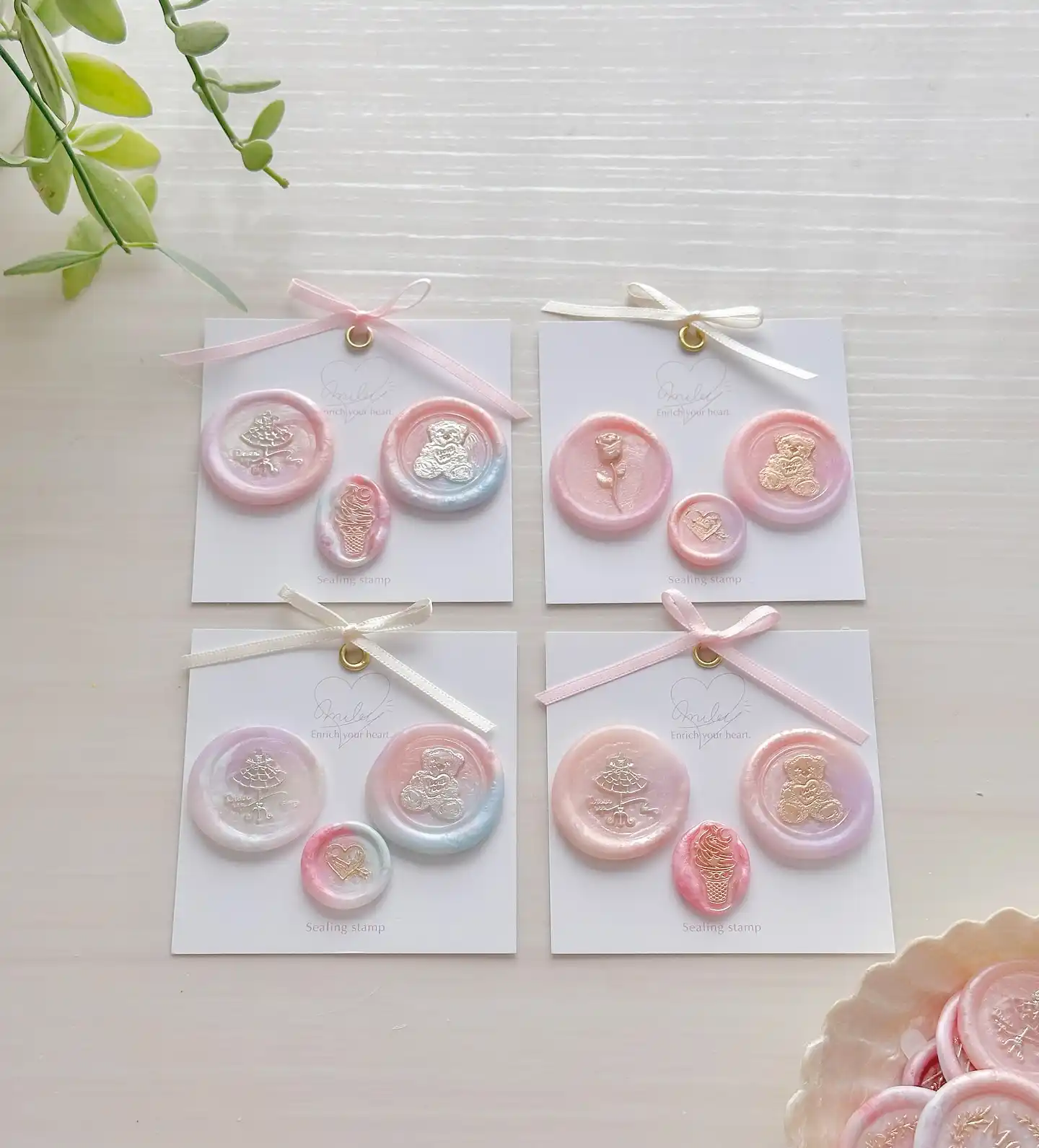 Decorative wax seals