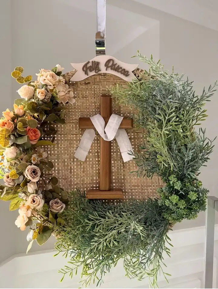 Easter wreath craft