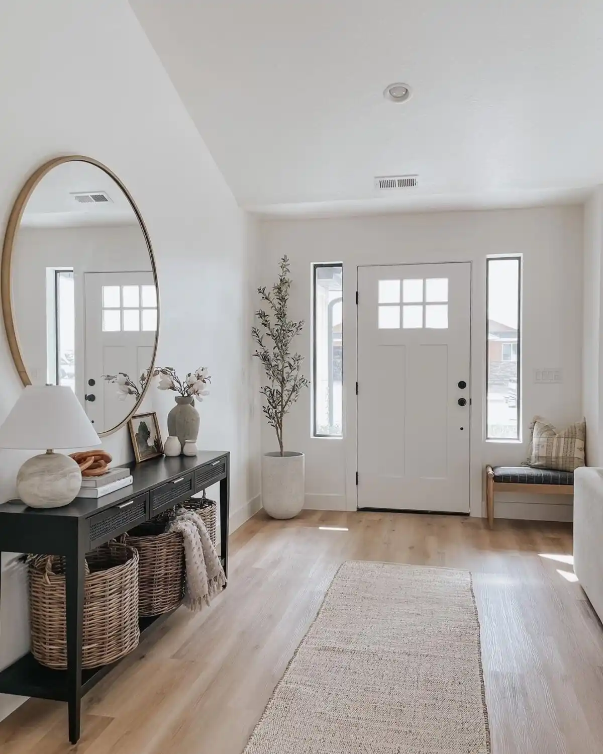 Entryway Console Table Styling