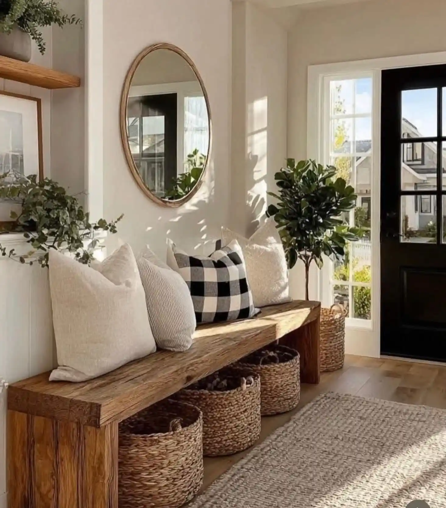 18 Entryway Storage Ideas for Small Spaces 2 Entryway storage bench