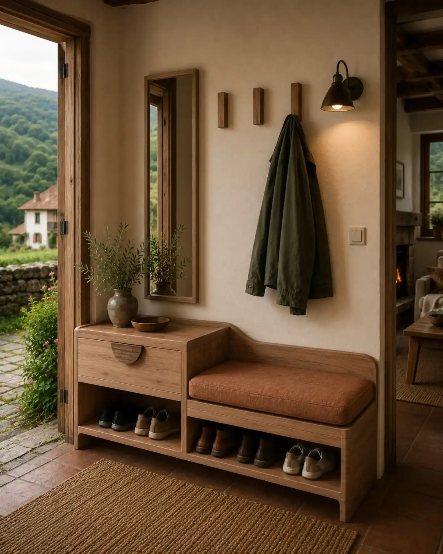 18 Entryway Storage Ideas for Small Spaces 10 Entryway storage nook