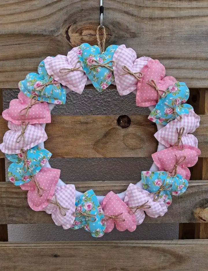 Fabric wreath ideas