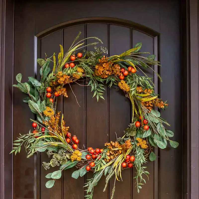 Fall wreath DIY