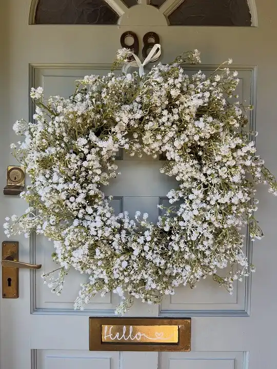 Farmhouse door wreath
