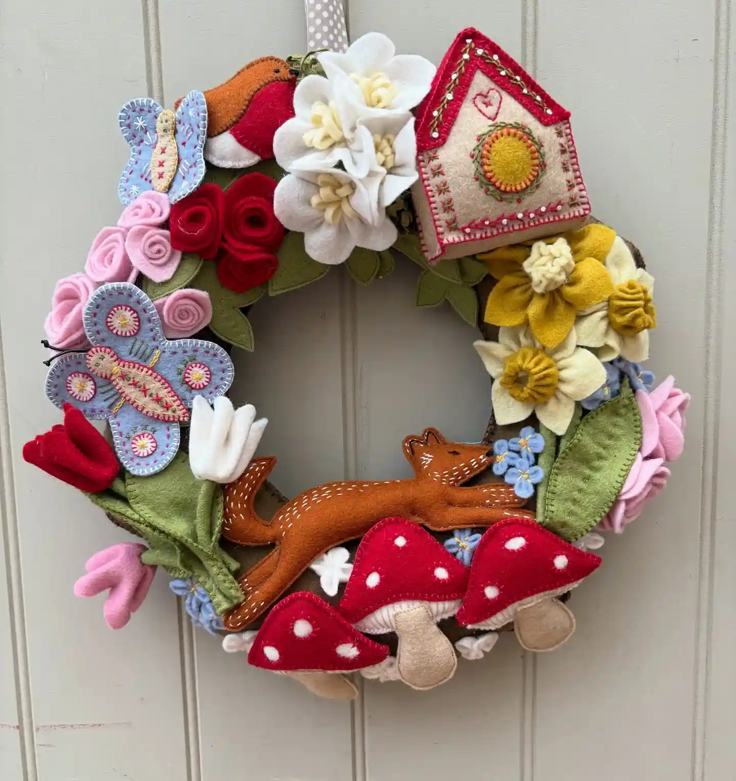 Felt wreath ideas