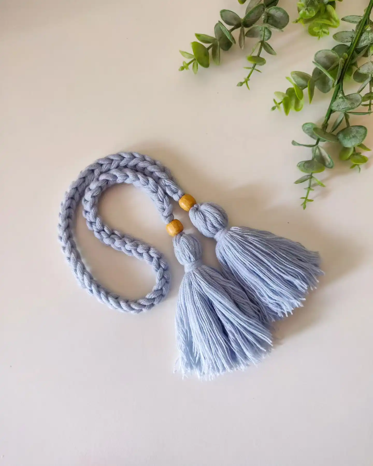 Handmade curtain tiebacks