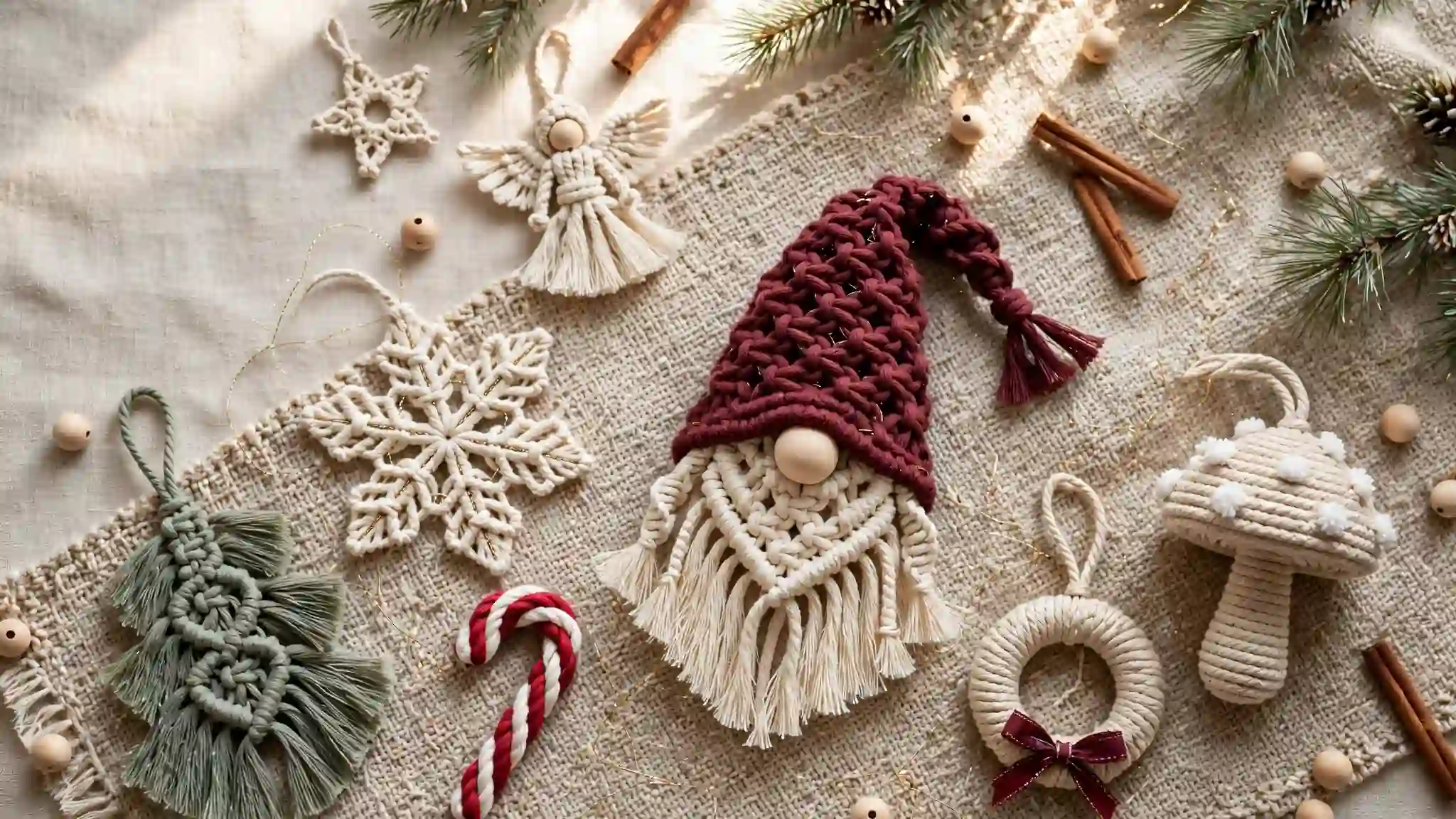 Macrame Christmas Ornament Ideas