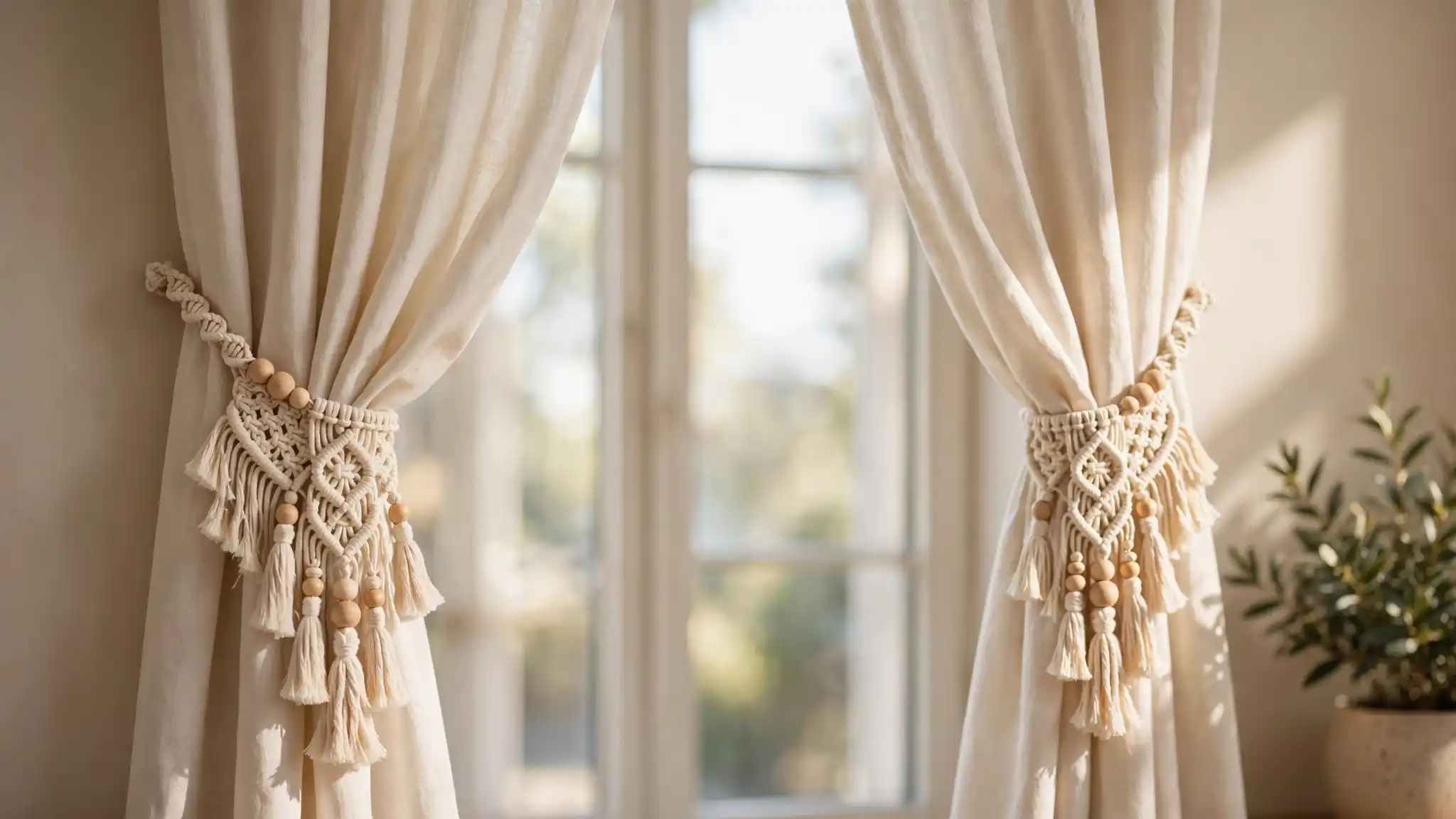 Macrame Curtain Tieback Ideas