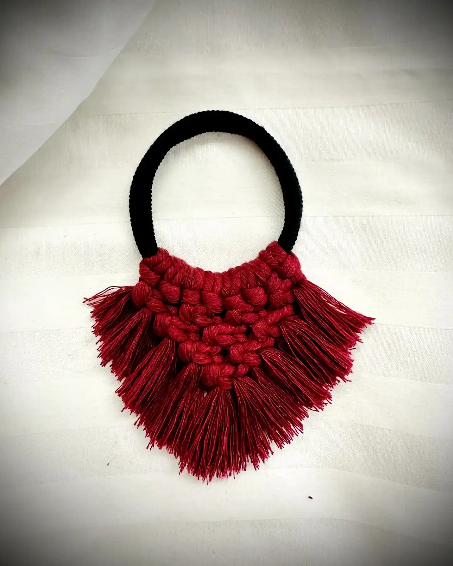 Macrame Hair Tie