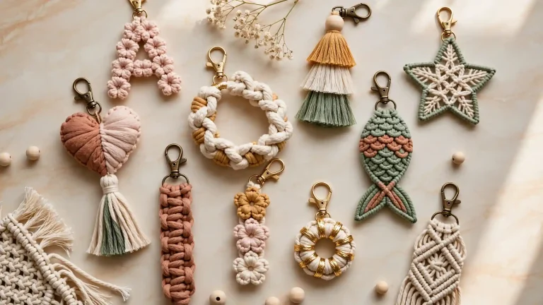 Macrame Keychain Ideas