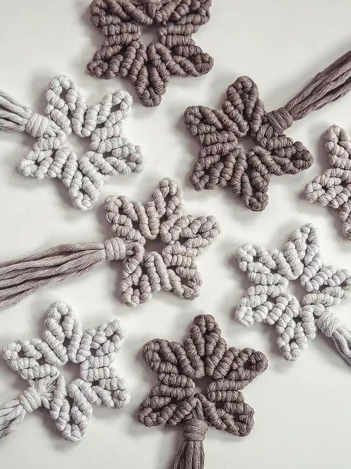 Macrame Star Ornament
