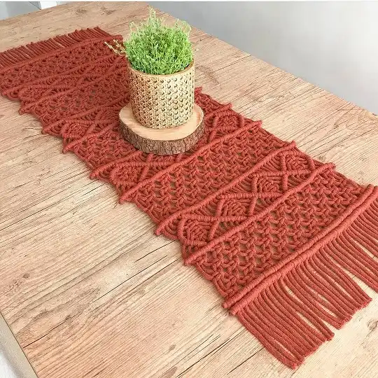 Macrame Table Runner