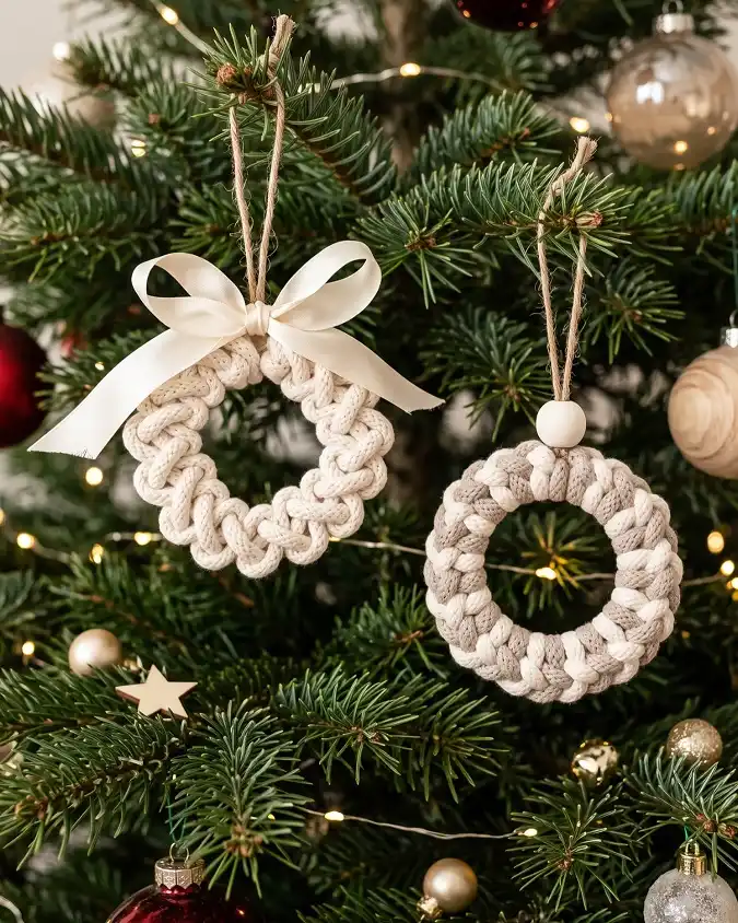 Macrame wreath tutorial