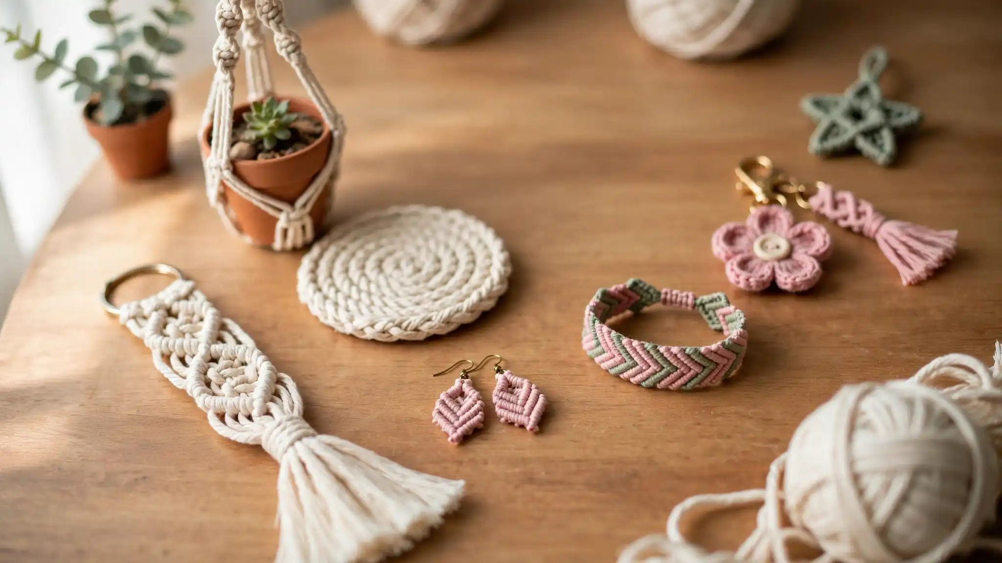 Mini Macrame Projects You Can Finish in an Hour