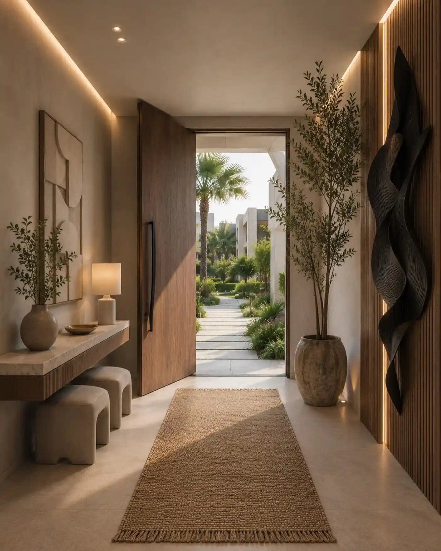 Modern Home Entrance