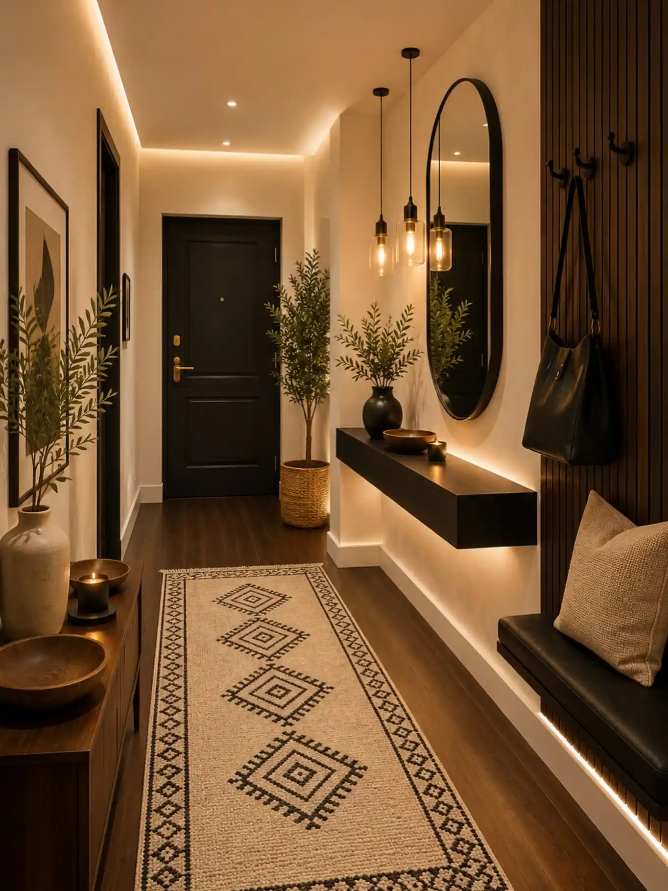 Modern entryway decor