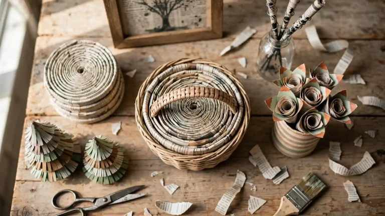Newspaper Craft Ideas