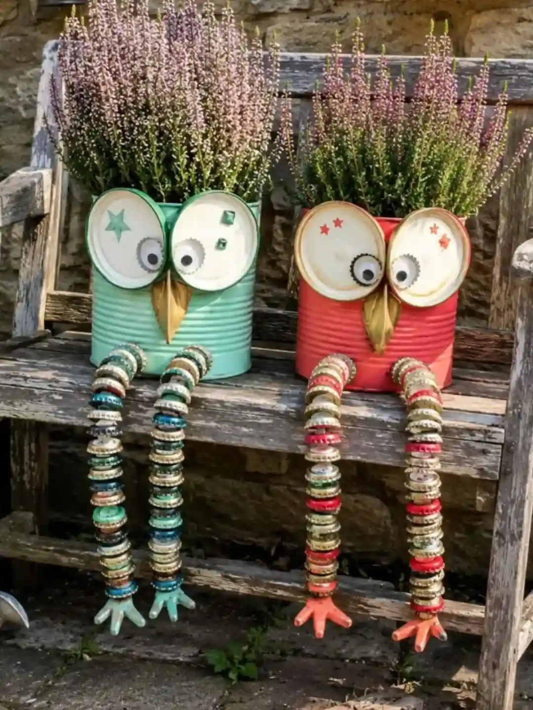 Recycled can crafts