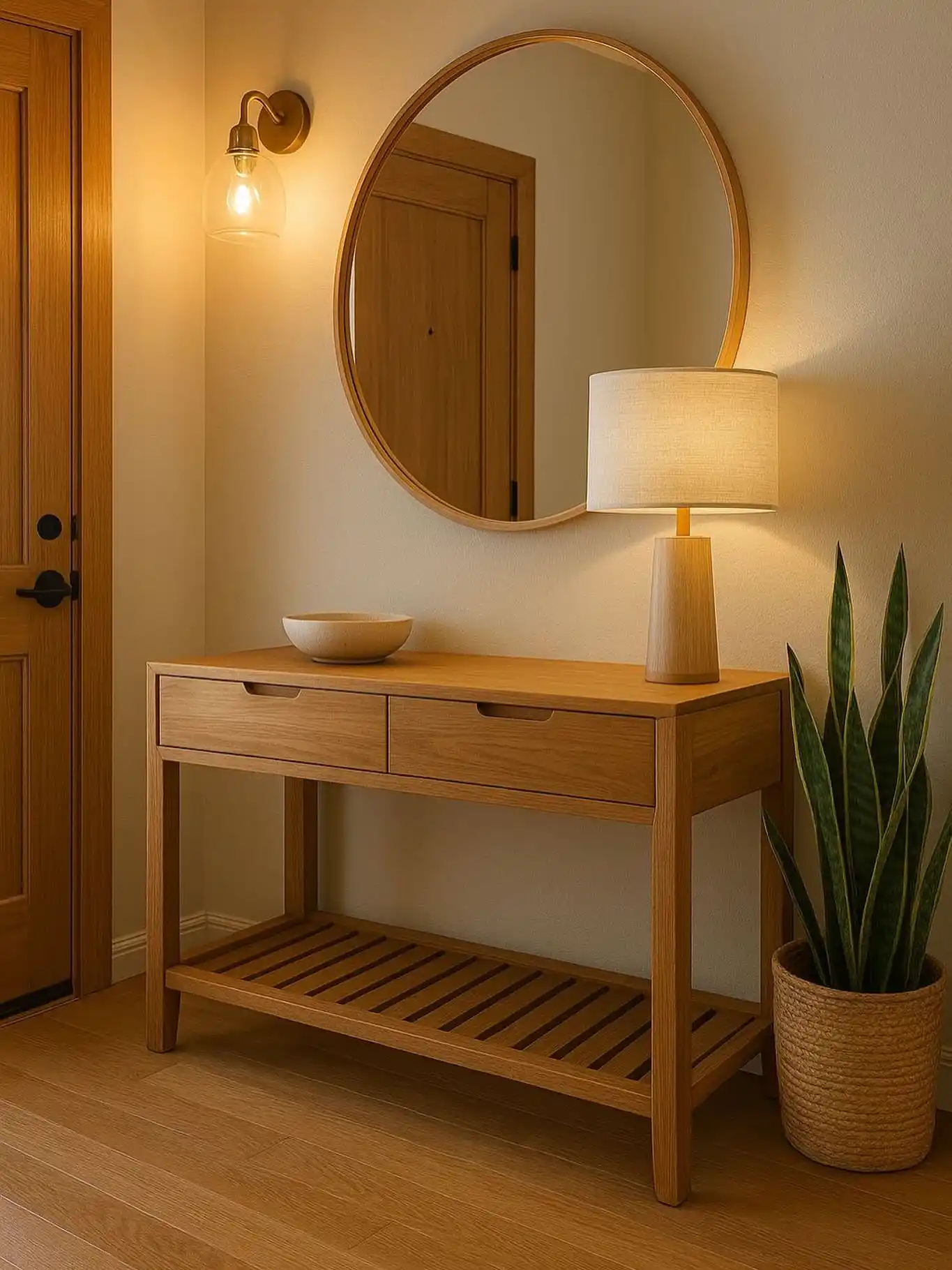 Simple Entryway Table Decor