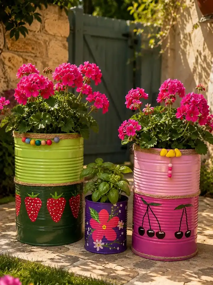 Tin Can Planter