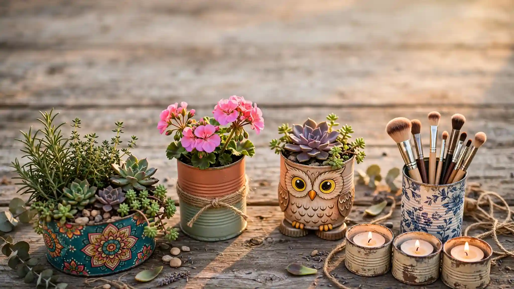 Tin Can Upcycling Ideas