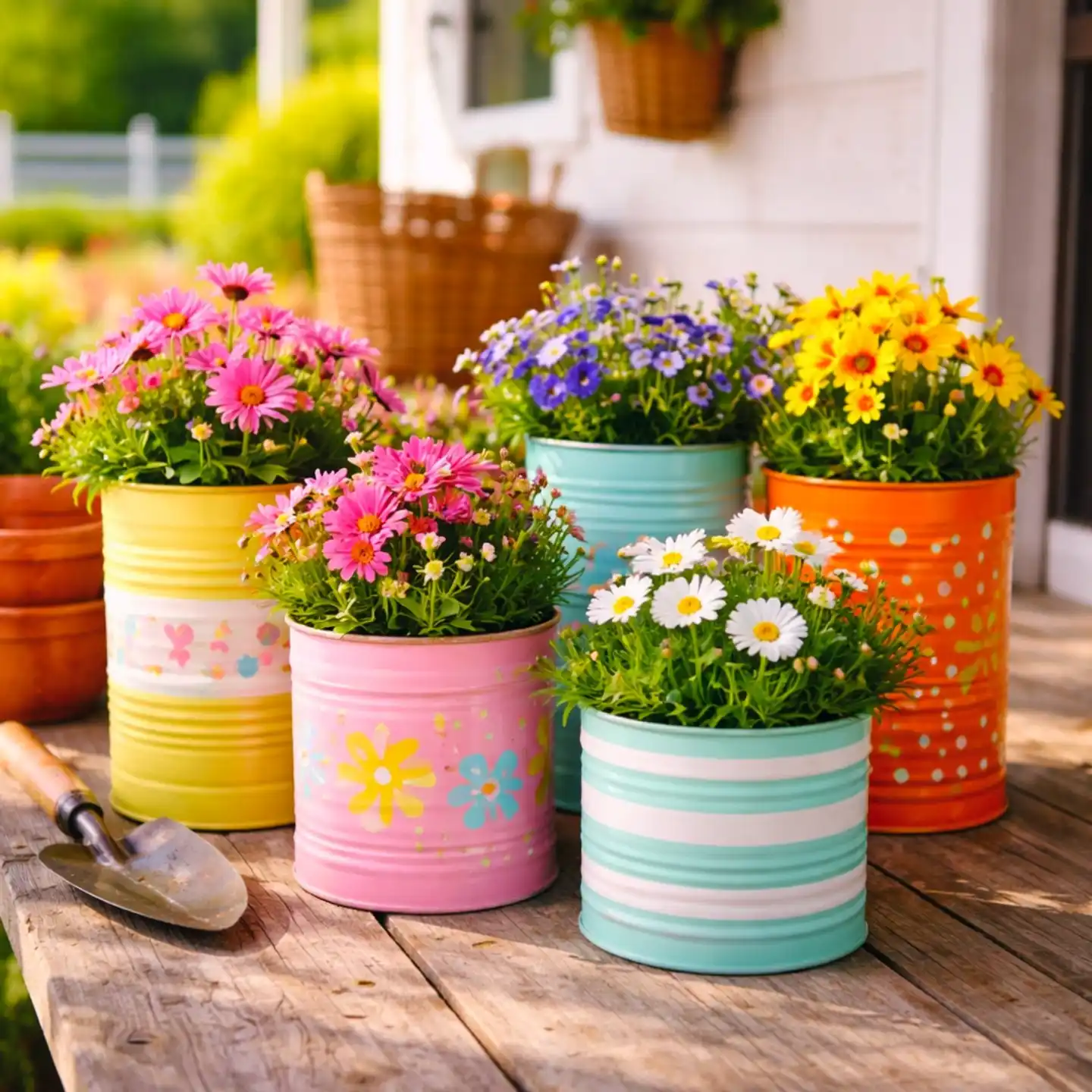 Tin can upcycle