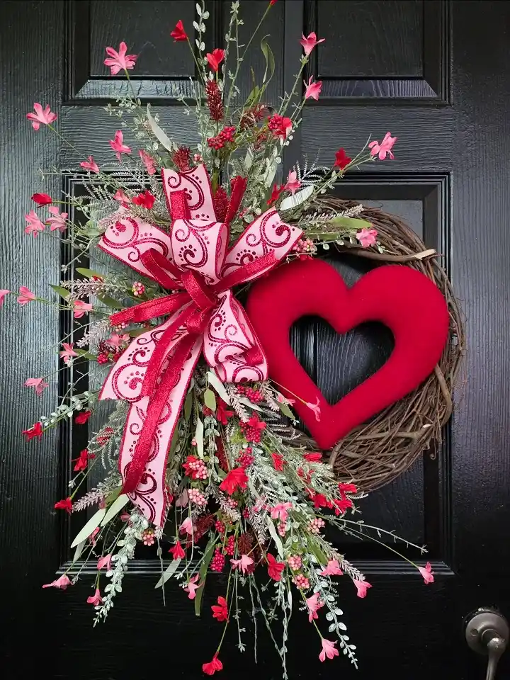 Valentine wreath DIY