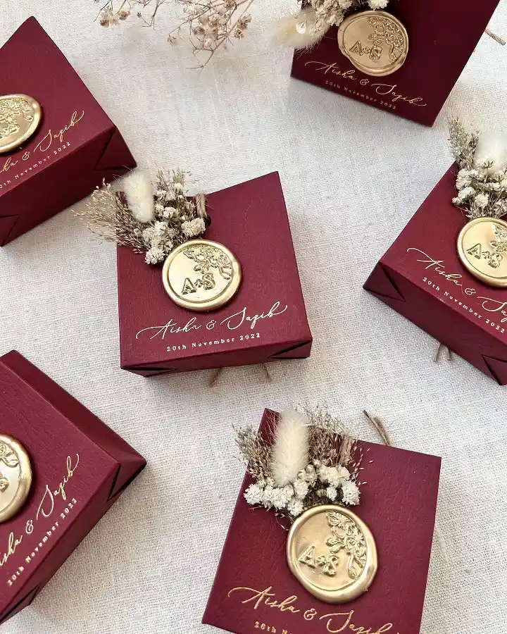 Wax seal packaging