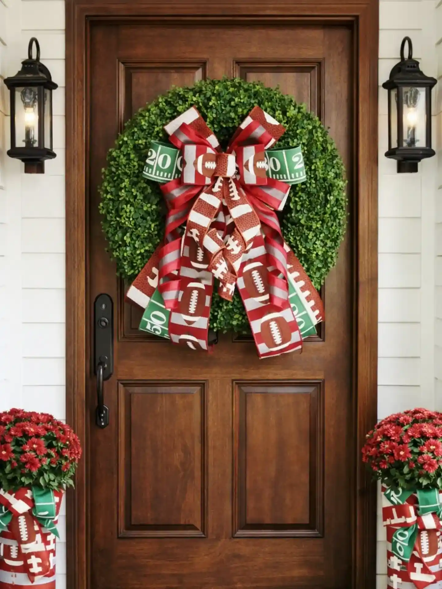 14 Ribbon Wreath Ideas for Beginners 5 Wired ribbon wreath