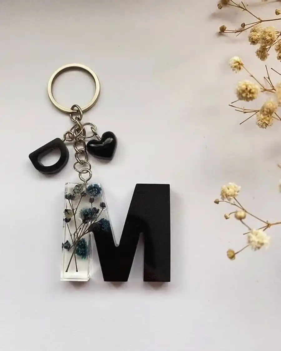 beginner resin keychain