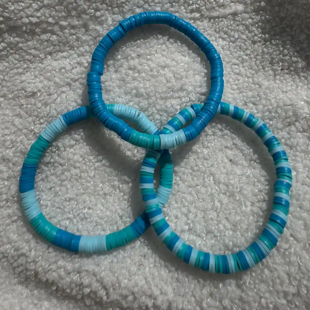 clay beaded bracelets