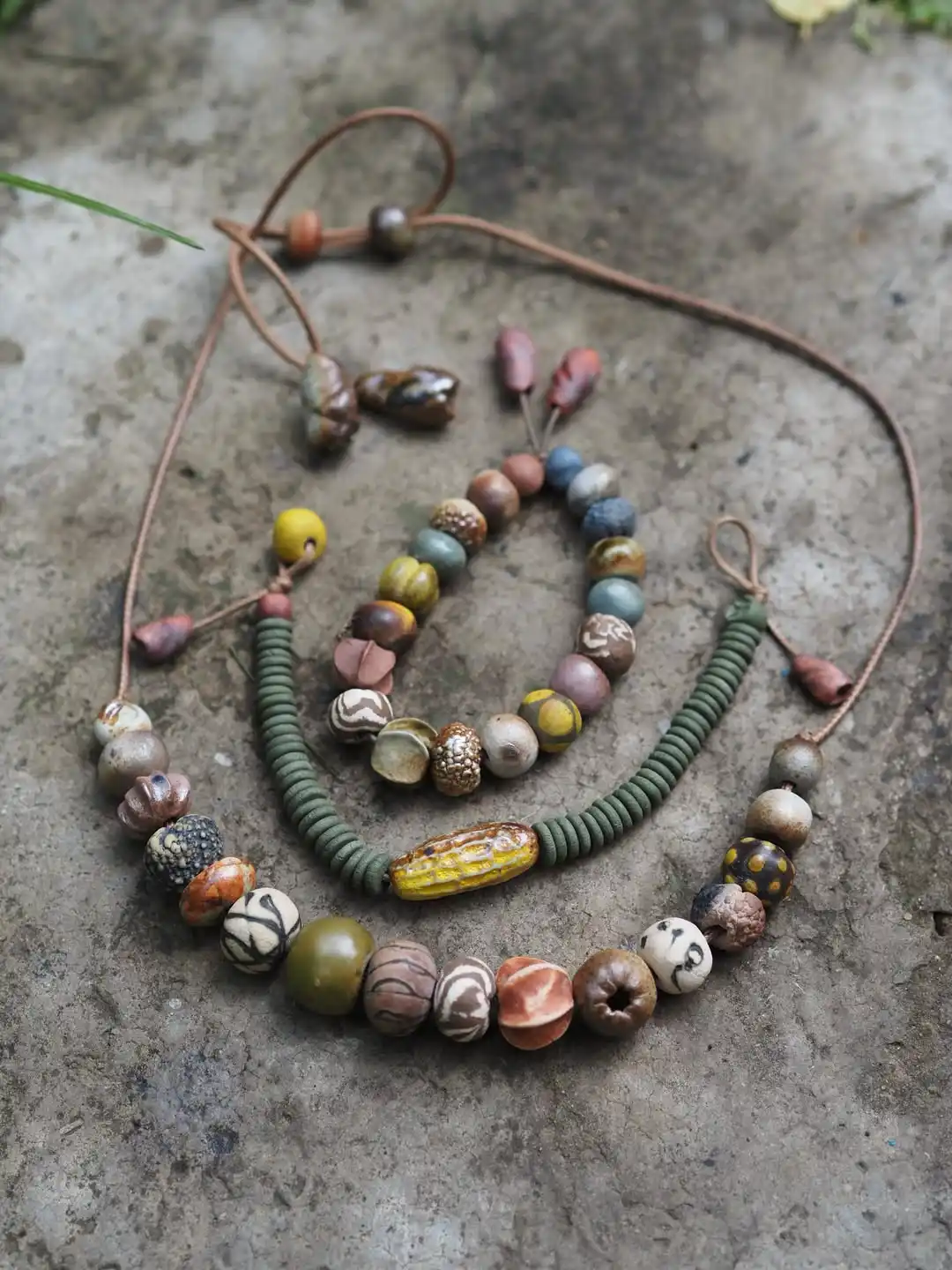clay beaded jewelry