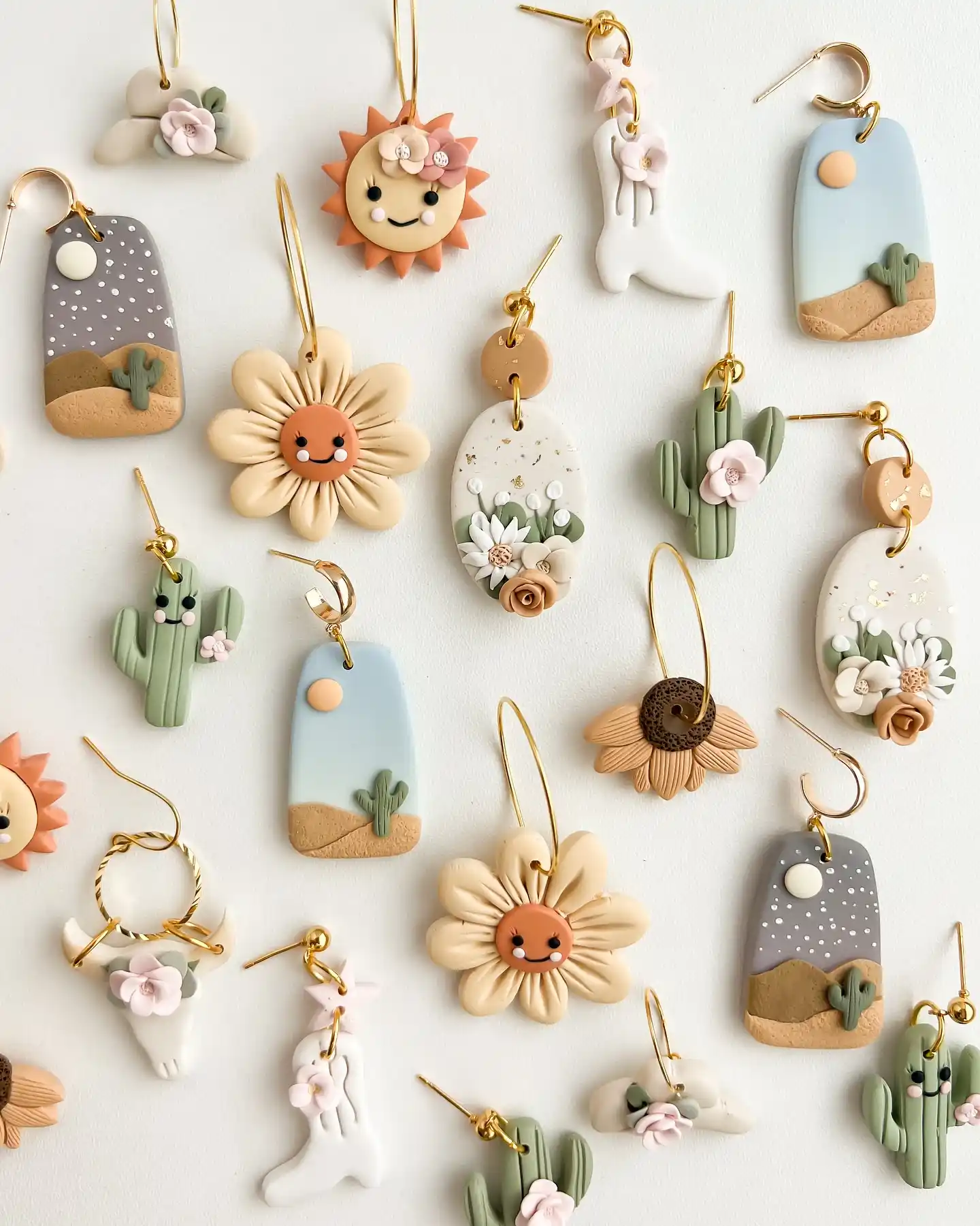 clay earrings