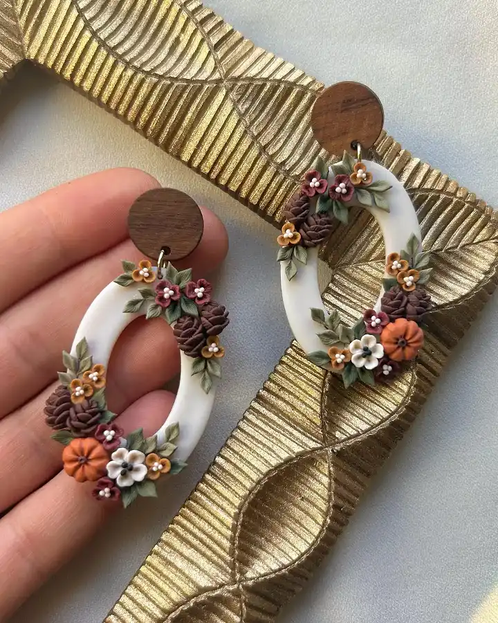 13 Polymer Clay Earring Ideas 8 clay earrings art