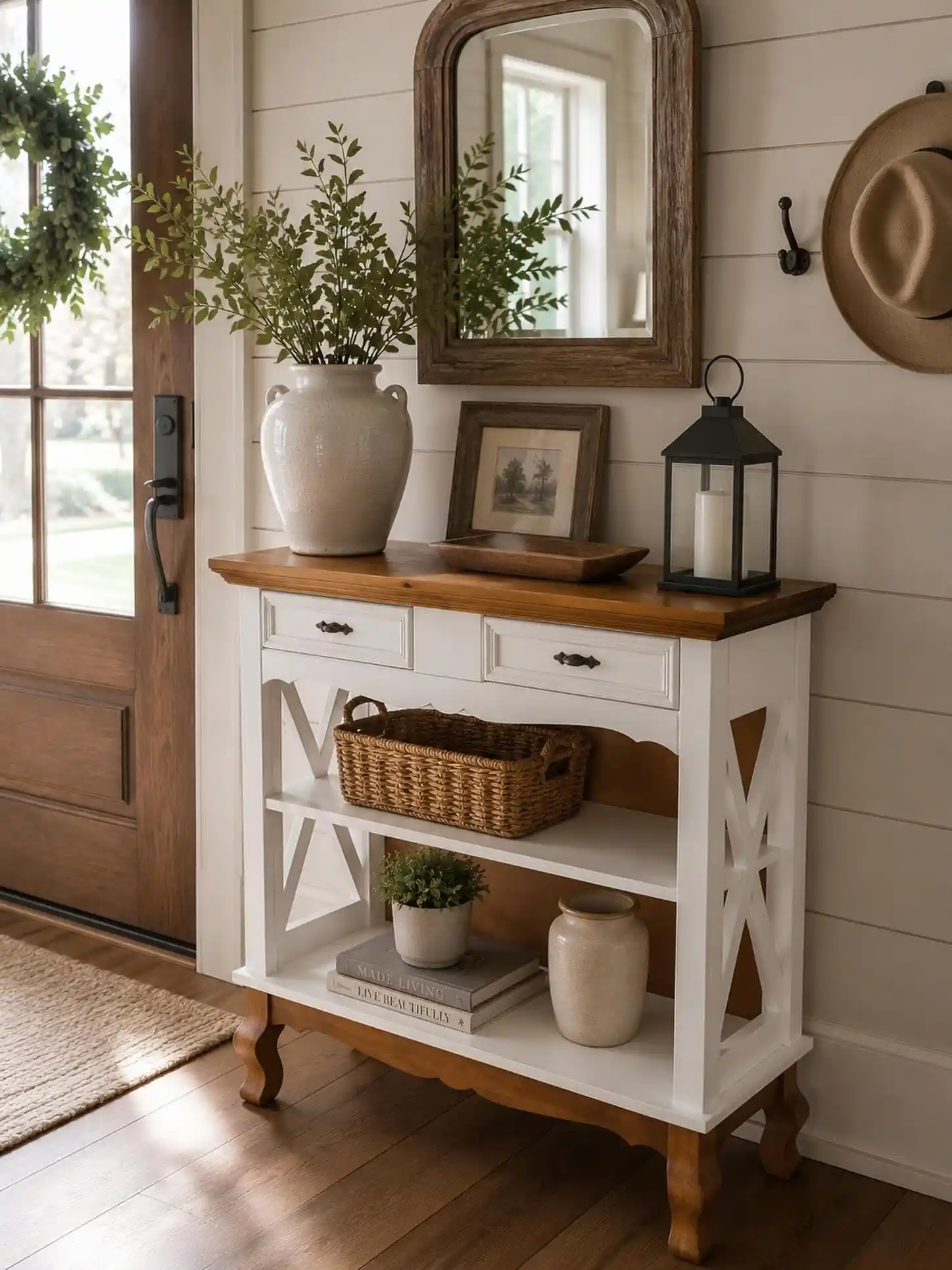 entryway table storage