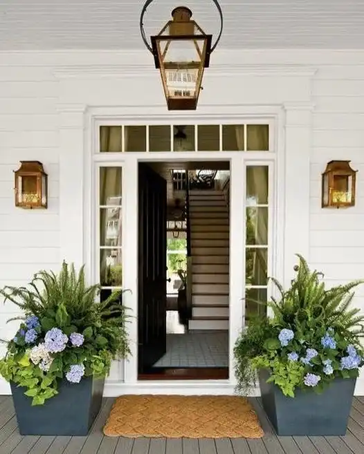 farmhouse porch planters