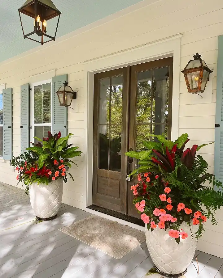 front porch planters