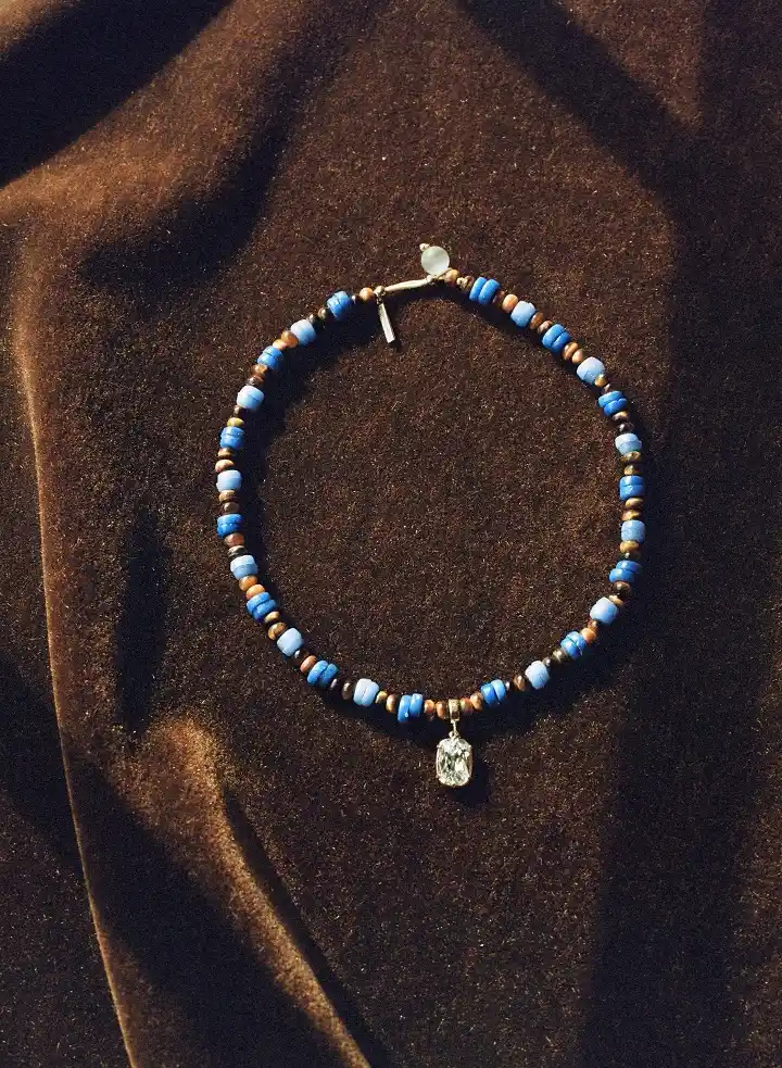 glass bead necklace