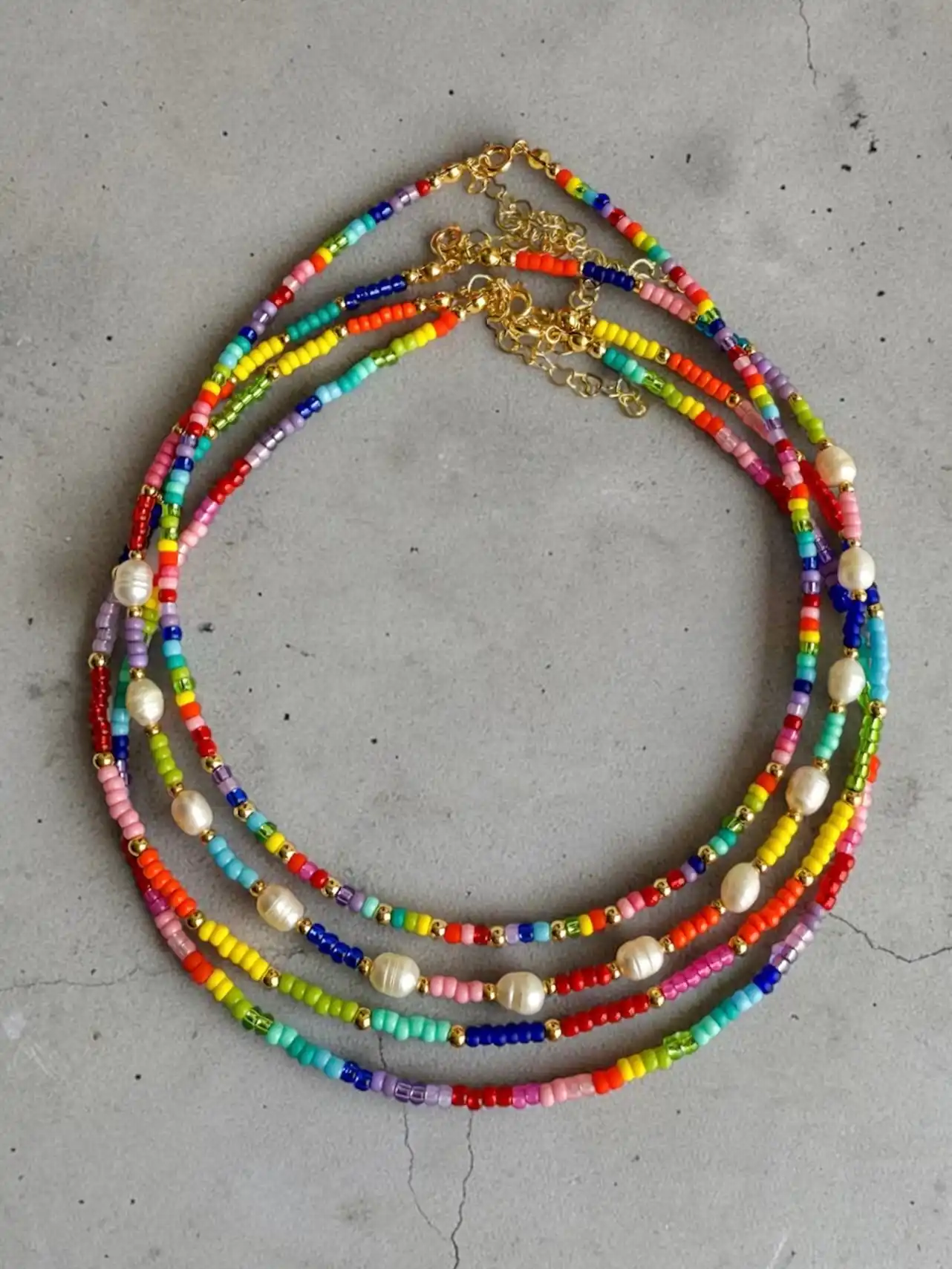 handmade bead necklace