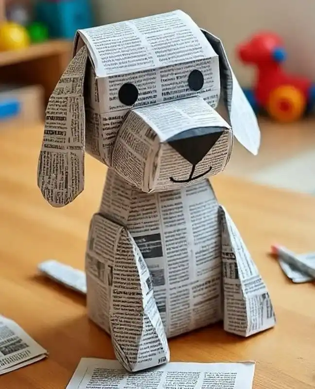 16 Newspaper Craft Ideas That Cost You Nothing 7 handmade newspaper craft
