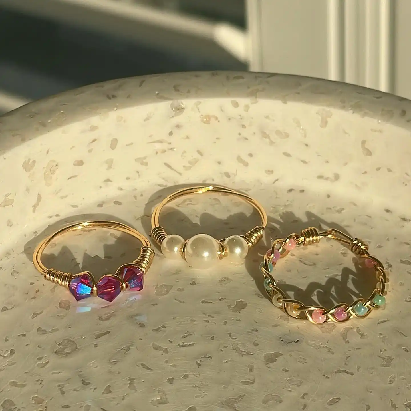 handmade wire rings
